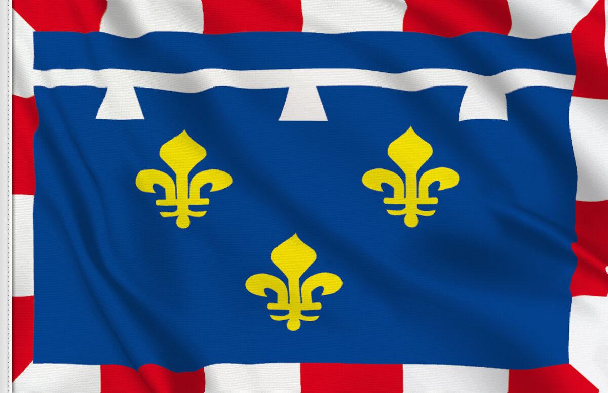 Pin's Drapeau Région Centre-Val De Loire - En Acier, Marque Clj Charles Le Jeune, Neuf Avec étiquettes