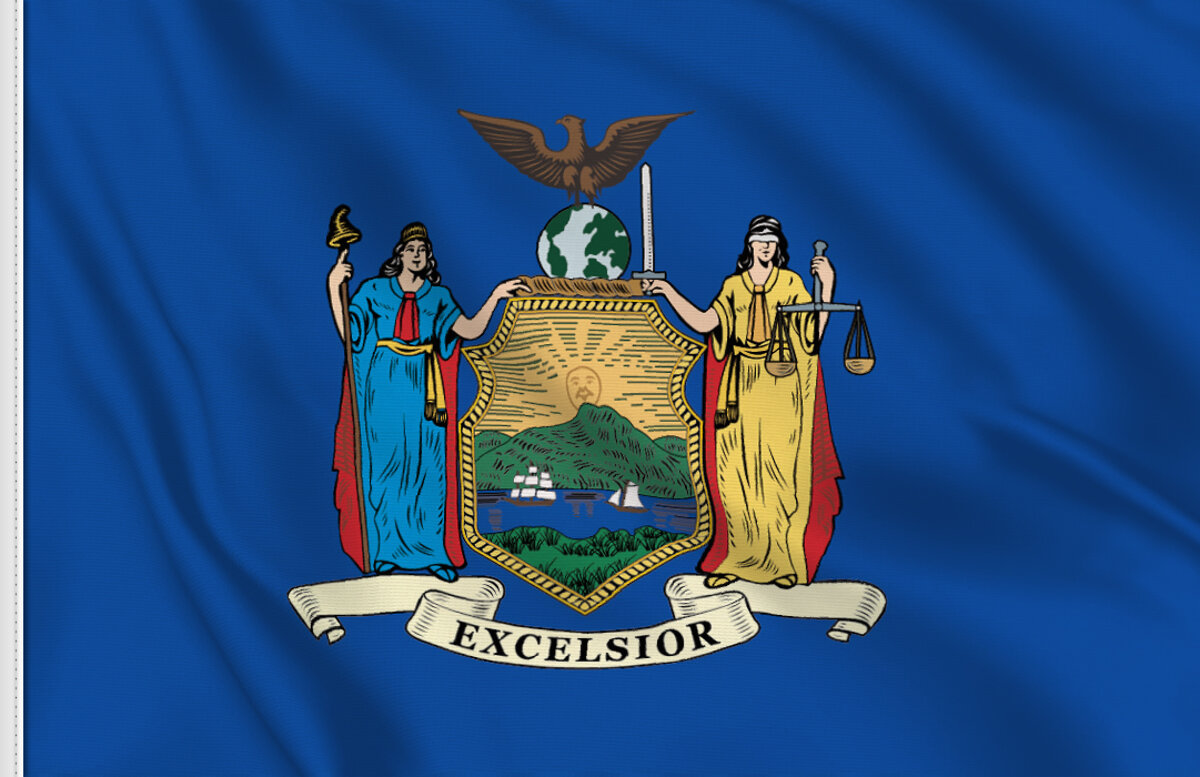 Drapeau État de New-York - vente en ligne | Flagsonline.fr