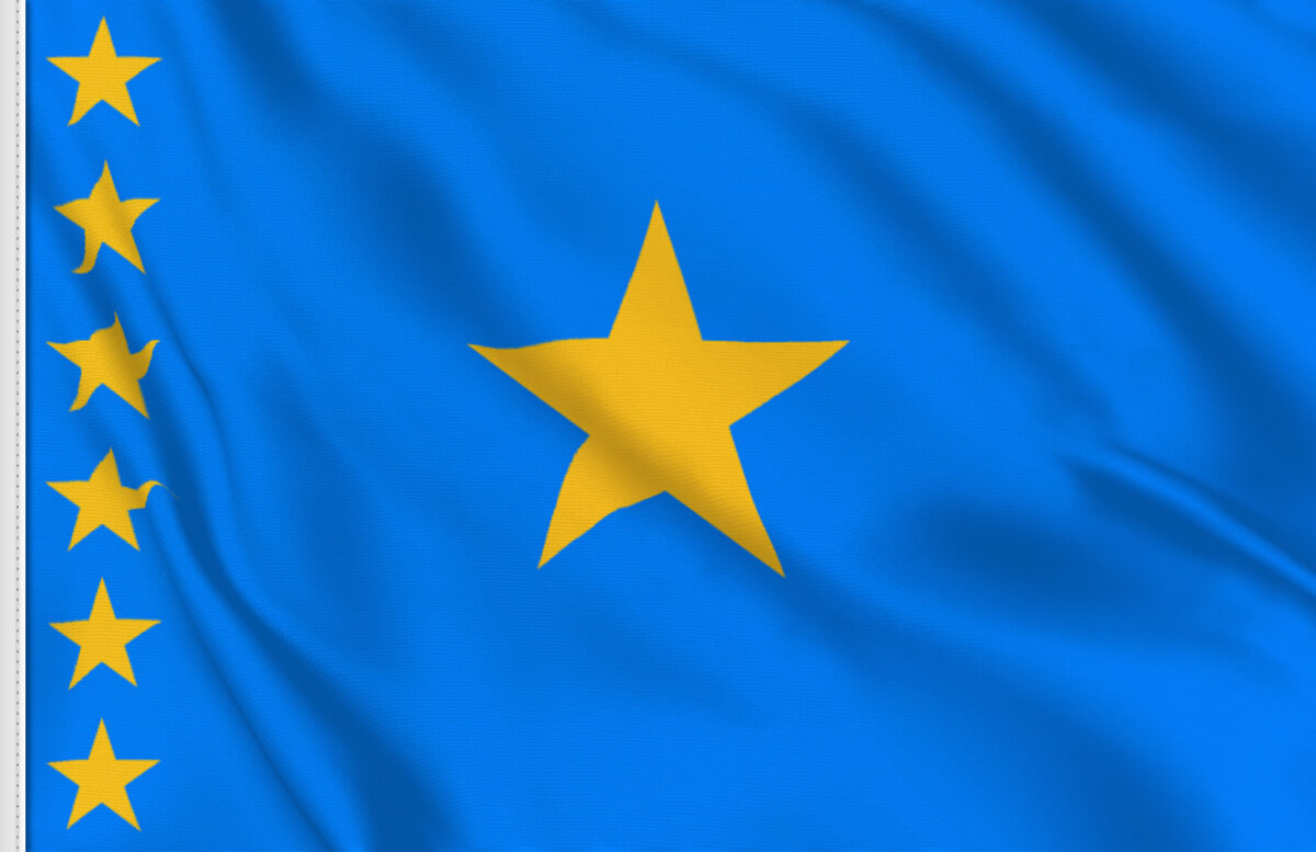Drapeau République démocratique du Congo (1960-1963) - vente en ligne 