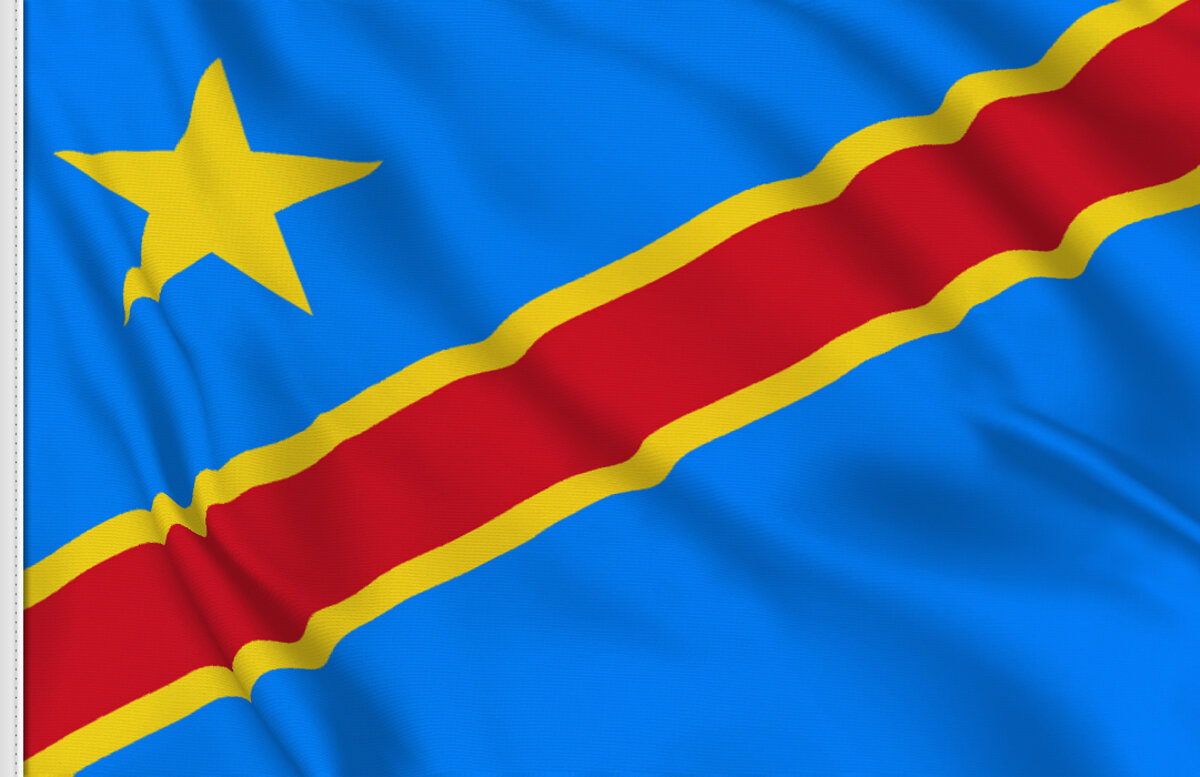 Drapeau République démocratique du Congo à acheter - Monsieur-des-Drapeaux