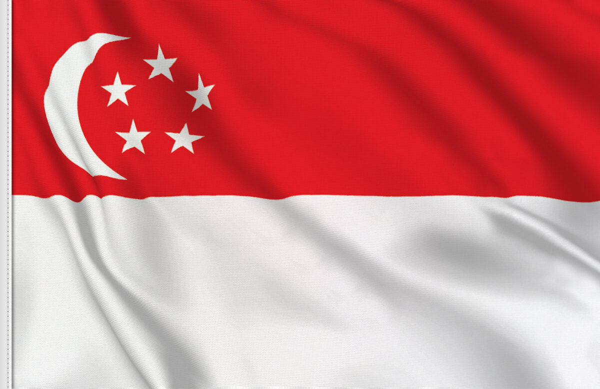 drapeau de singapour