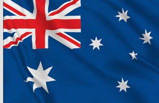 Drapeau de table Australie