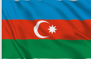 Drapeau de table Azerbaidjan