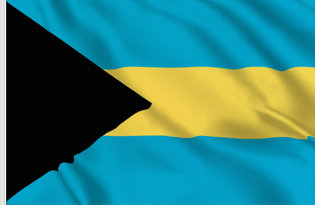 Drapeau de table Bahamas