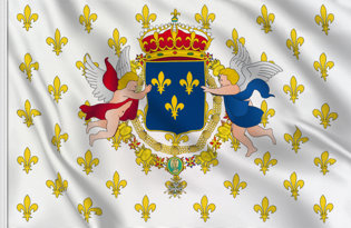 Drapeau Royaume de France (Marine militaire) (1638-1789)