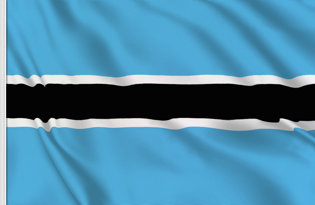 Drapeau Botswanais