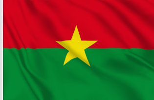 Drapeau de table Burkina Faso