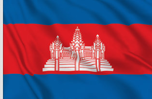 Drapeau de table Cambodge