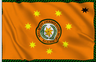 Drapeau Nation Cherokee