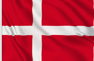 Drapeau de table Danemark