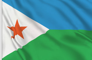 Drapeau de table Djibouti