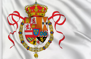 Drapeau Royaume d'Espagne (Marine militaire) (1701-1760)