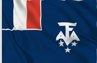 Drapeau Antarctique français