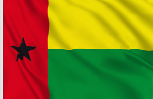 Drapeau de table Guinee-Bissau