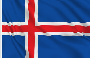 Drapeau de table Islande