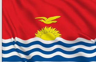 Drapeau de table Kiribati