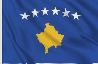 Drapeau de table Kosovo