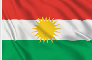 Drapeau de table Kurdistan