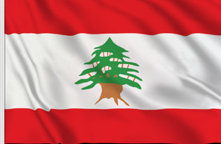 Drapeau de table Liban