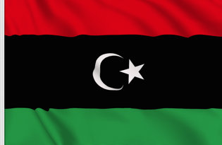 Drapeau de table Libye