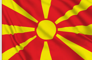 Drapeau de table Macedonie