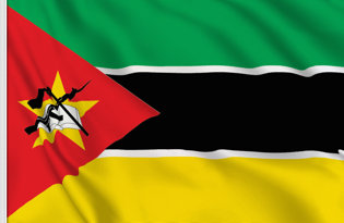 Drapeau de table Mozambique