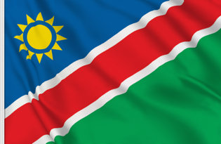 Drapeau de table Namibie