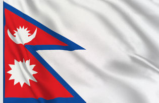 Drapeau de table Nepal