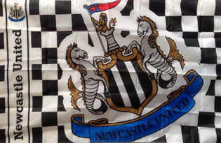 Drapeau Newcastle United Football Club