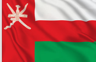 Drapeau de table Oman