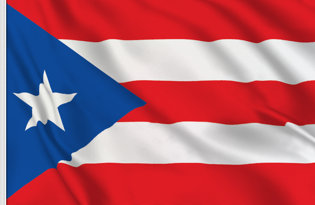 Drapeau de table Porto Rico