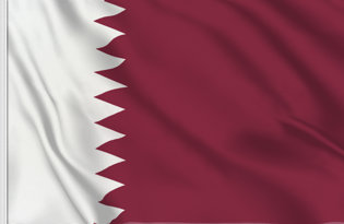 Drapeau de table Qatar