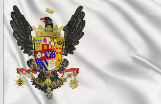 Drapeau d'État du Royaume de Sicilie (1734-1816)