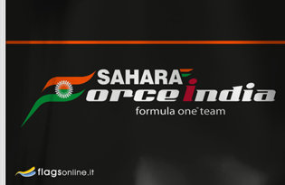 Drapeau Sahara Force India