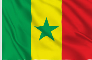 Drapeau de table Senegal