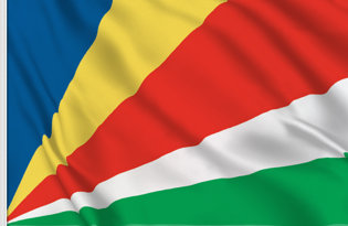 Drapeau de table Seychelles