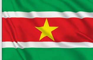 Drapeau de table Suriname