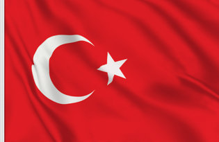 Drapeau de table Turquie