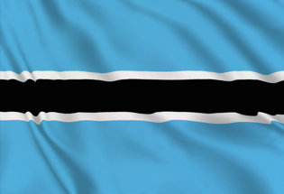 Drapeau Botswanais