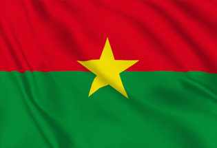 Drapeau de table Burkina Faso