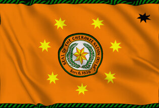 Drapeau Nation Cherokee