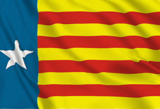 Drapeau Estrelada Valenciana