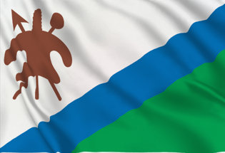 Drapeau Lesotho (1987-2006)