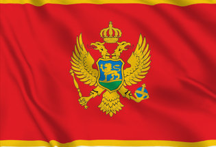 Drapeau Montenegro