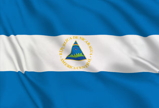 Drapeau de table Nicaragua