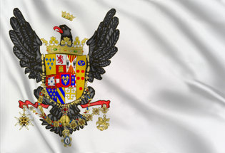 Drapeau d'État du Royaume de Sicilie (1734-1816)