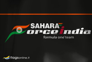 Drapeau Sahara Force India