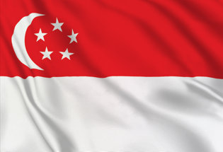 Drapeau Singapour