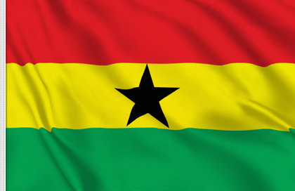 le ghana drapeau