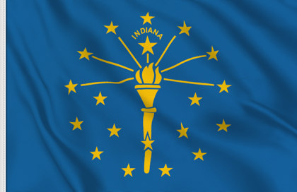 Drapeau Indiana